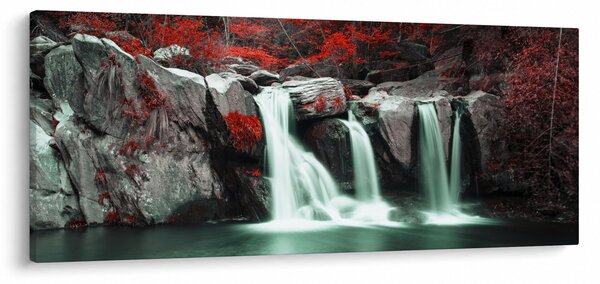 Obraz - Vodopády (120x50 cm)