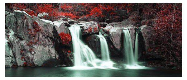 Obraz - Vodopády (120x50 cm)