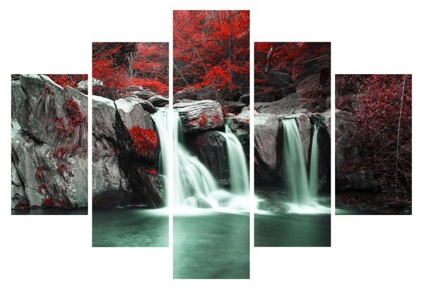 Obraz - Vodopády (150x105 cm)
