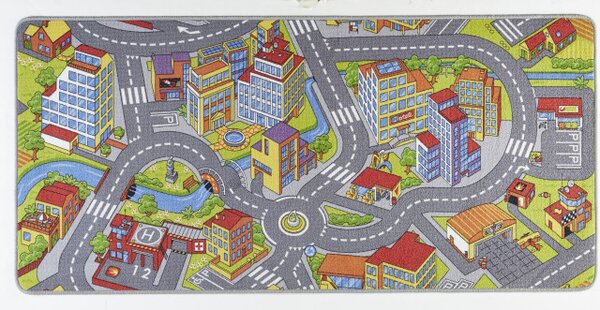 Koberec Hanse Home Play Smart City sivý