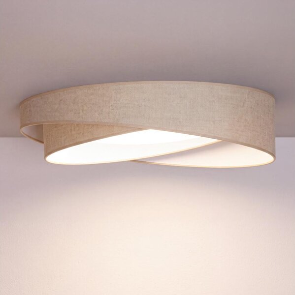 BRILAGI - LED Stropné svietidlo VELVET TWIST LED/24W/230V 4000K priemer 55 cm béžová