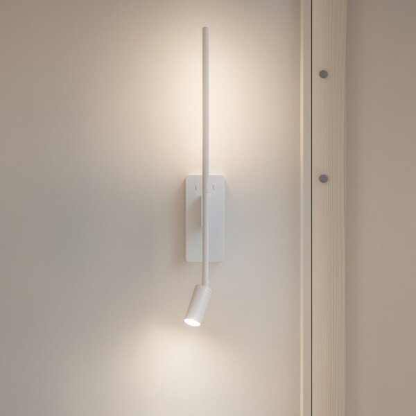 LED nástenné svietidlo TORCH LED/6W/230V + LED/3W biele