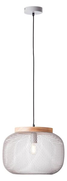 Brilliant - Závesné svietidlo na lane GIADA 1xE27/40W/230V pr. 39 cm sivá