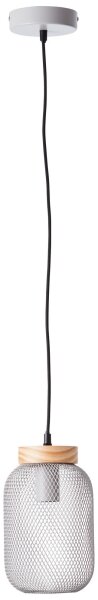 Brilliant - Luster na lanku GIADA 1xE27/40W/230V pr. 16 cm sivý