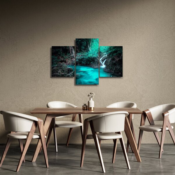 Obraz - Tyrkysové jazero (90x60 cm)