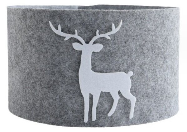 Obal na vianočný stromček DEERBOX so sobom, sivý