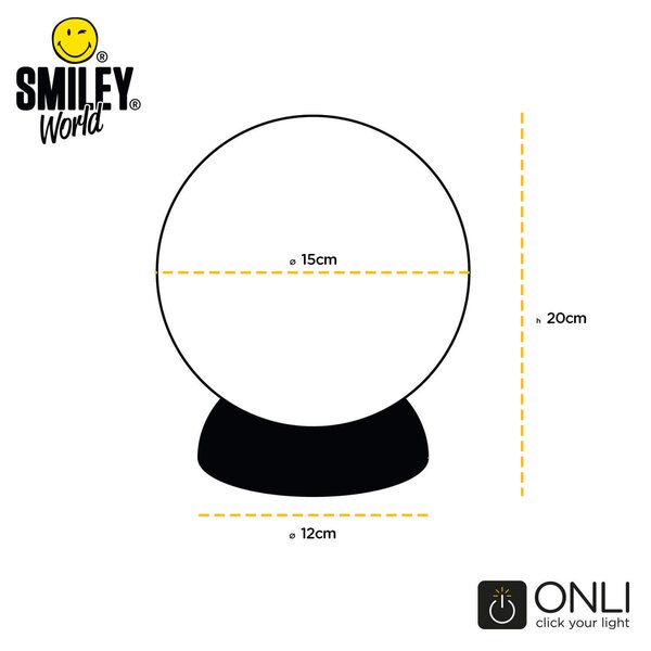 DETSKÁ STOLNÁ LAMPA, 15/15/20 cm - Online Only bytové doplnky, Online Only