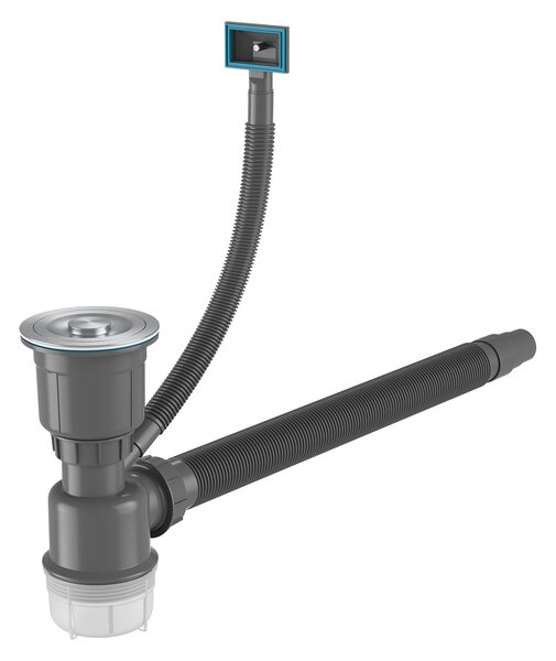 Erga HD, 1-komorový oceľový drez 480x450x210 mm, oceľová, ERG-MLS-HD4845
