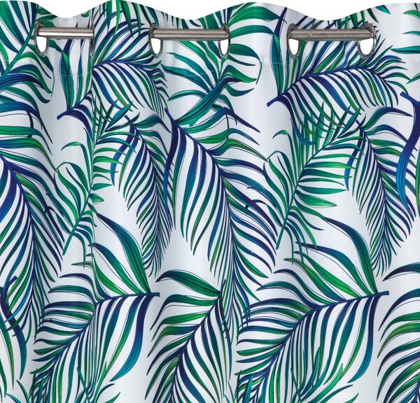 ZÁVES NA KRÚŽKOCH PALMS 02 140X250 CM VZOROVANÁ