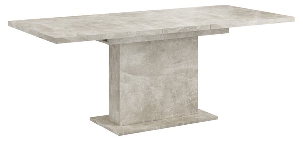 KONDELA Jedálenský rozkladací stôl, betón, 160-200x90 cm, BOBA