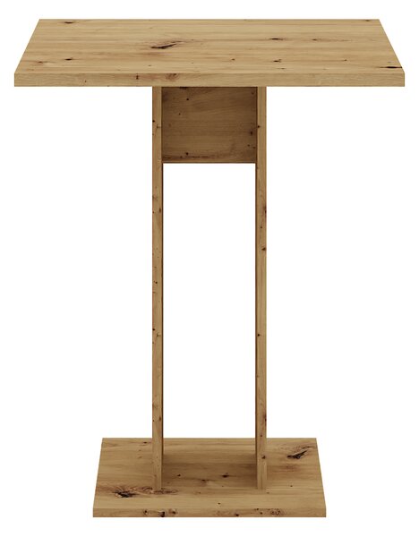 KONDELA Jedálenský stôl, dub artisan, 67,5x67,5 cm, EVERET