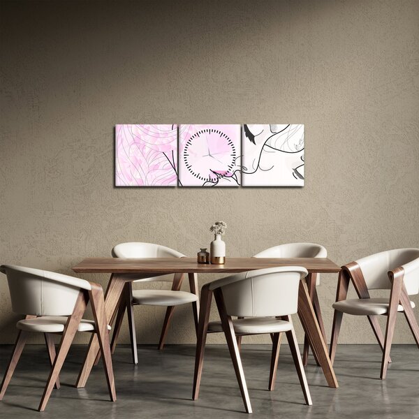 Obraz - Bozk (s hodinami) (90x30 cm)
