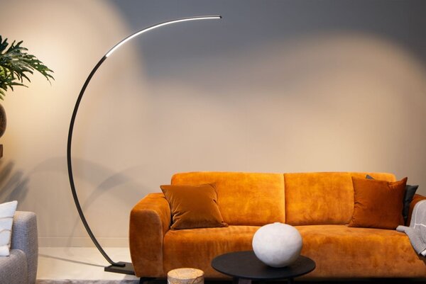 Lucide L447001130 LED stojacia lampa CURVE | 15W integrovaný LED zdroj | 540lm | 2700K