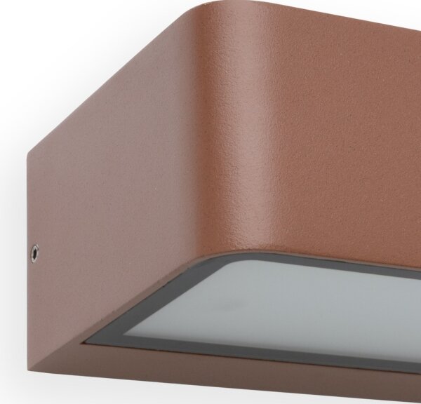 FARO 71309 - LED vonkajšie nástenné svietidlo TAKUA LED/10W/230V IP65 hnedé