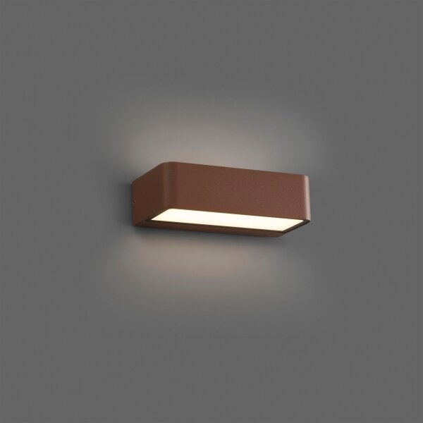 FARO 71309 - LED vonkajšie nástenné svietidlo TAKUA LED/10W/230V IP65 hnedé