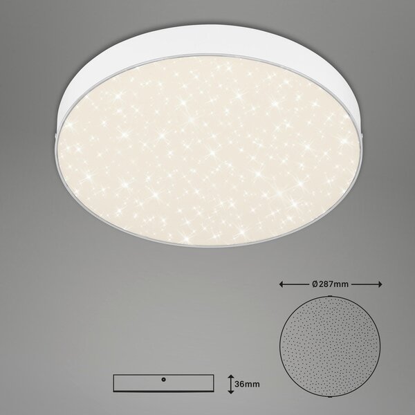 STROPNÉ LED SVIETIDLO, 28,7/3,6 cm - Interiérové svietidlá