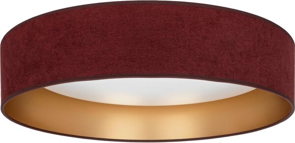 Brilagi-LED Stropné svietidlo VELVET SIMPLE LED/24W/230V 4000K priemer 45 cm bordová/zlatá