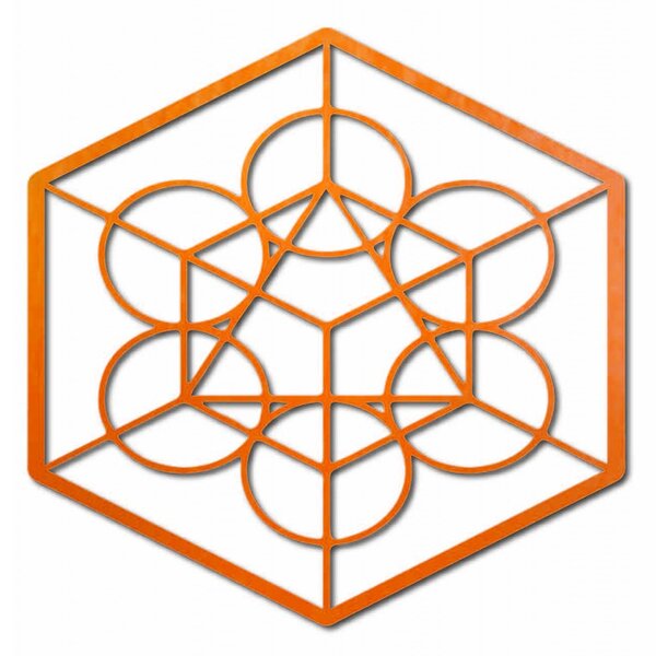 Drevený geometrický obraz na stenu žatva I SENTOP PR0336