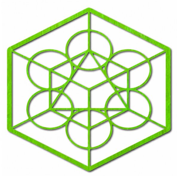 Drevený geometrický obraz na stenu žatva I SENTOP PR0336