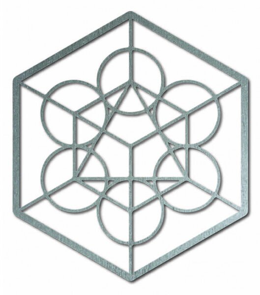 Drevený geometrický obraz na stenu žatva I SENTOP PR0336