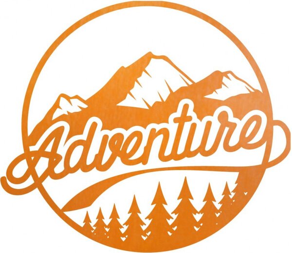 Drevený obraz na stenu s prírodným motívom adventure| SENTOP PR0421