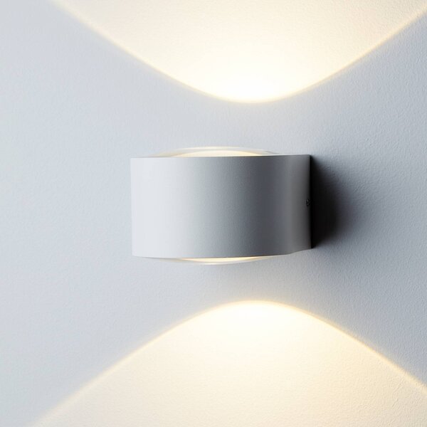 LOOM DESIGN Frey LED nástenné svietidlo IP65 2x6W biele