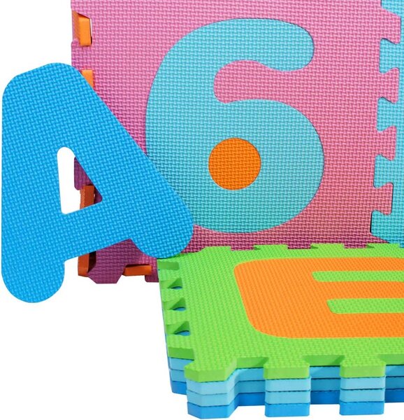 Penová podložka pre deti PUZZLE, 86 dielov, viacfarebná Spielwerk