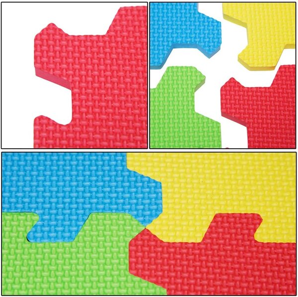 Penová podložka pre deti PUZZLE, 86 dielov, viacfarebná Spielwerk