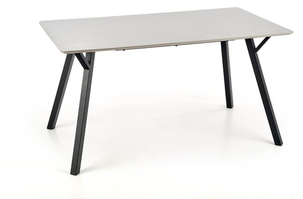 Stôl Balrog - Čierny / svetlý popol