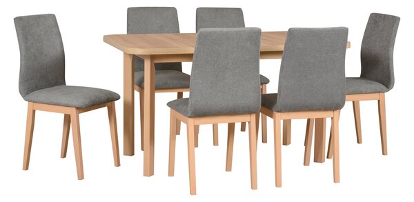 Rozkladací jedálenský stôl Wenera 2P 140-180x80 - dub sonoma