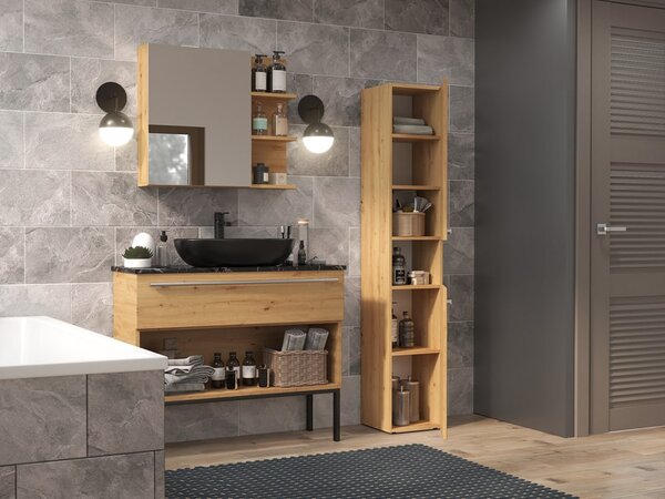 Kúpeľňová skrinka NEL I Dub artisan