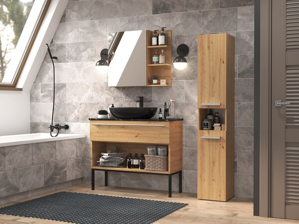 Kúpeľňová skrinka NEL I Dub artisan