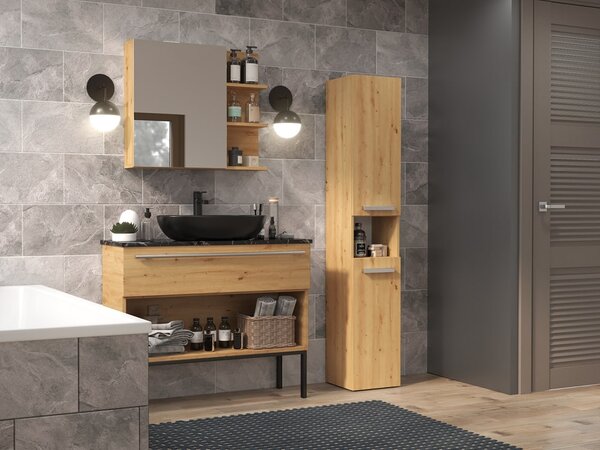 Kúpeľňová skrinka NEL I Dub artisan