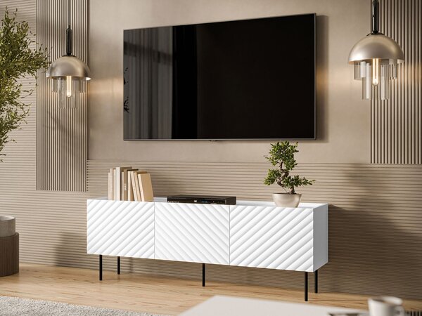 Mirjan24 TV stolík/skrinka Gretzo 165 3D, Farby: kašmír 5903211344886