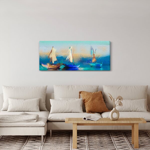 Obraz - Obraz krajiny, maľba (120x50 cm)