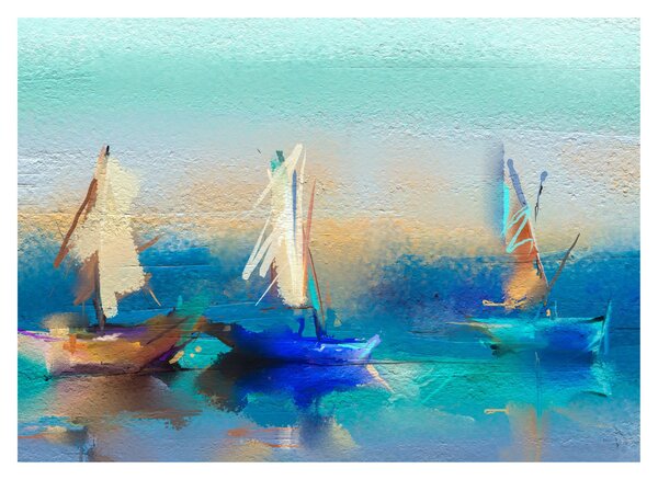 Obraz - Obraz krajiny, maľba (70x50 cm)