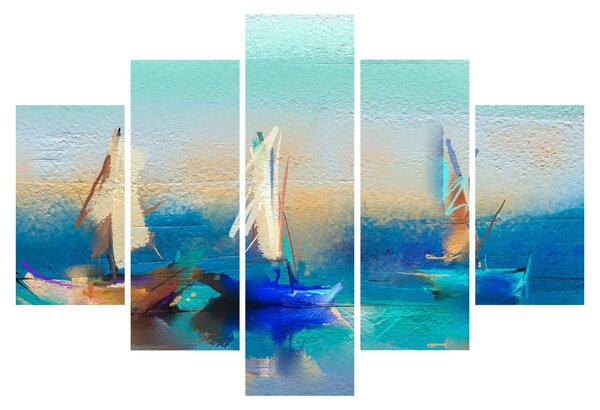 Obraz - Obraz krajiny, maľba (150x105 cm)
