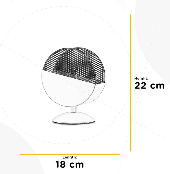 STOLNÁ LAMPA, E14, 18/13/22 cm - Online Only bytové doplnky, Online Only