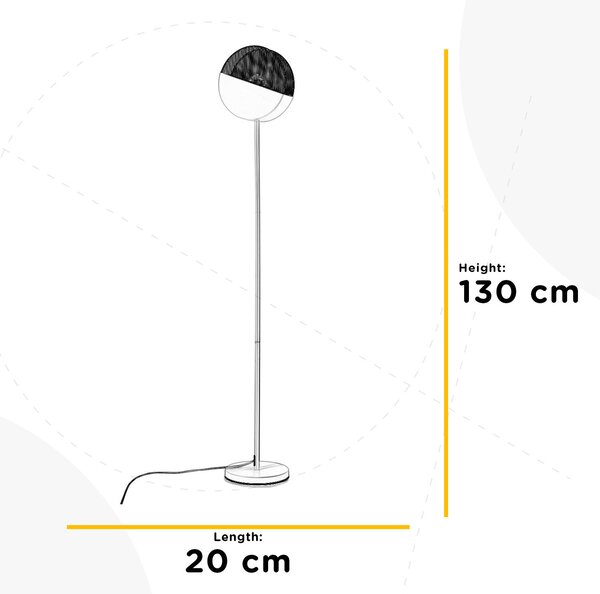 STOJACIA LAMPA, 20/20/130 cm - Online Only bytové doplnky, Online Only