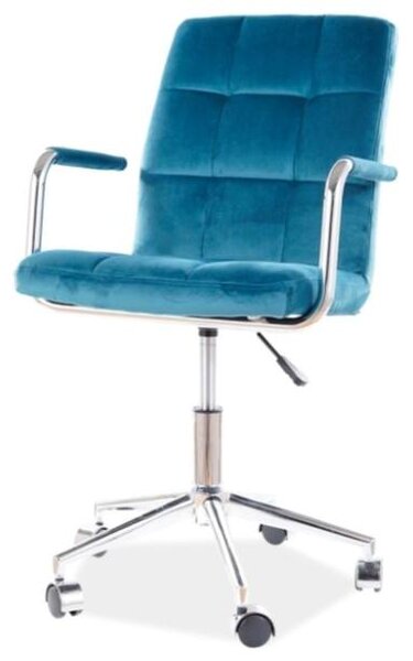Kancelárska stolička SIGQ-022 tyrkysová