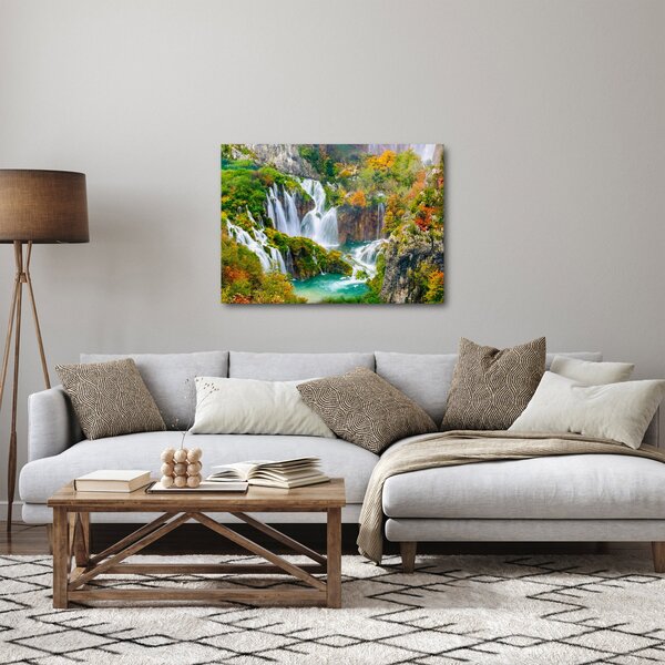 Obraz - Národný park Plitvické jazerá (70x50 cm)