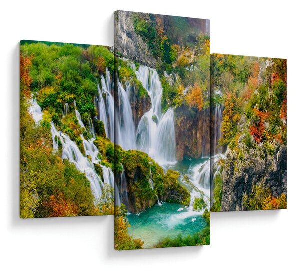 Obraz - Národný park Plitvické jazerá (90x60 cm)