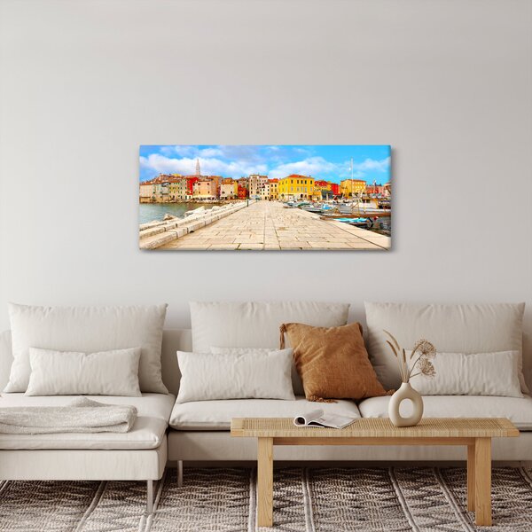 Obraz - Staré istrijské mesto v Poreči, Chorvátsko (120x50 cm)