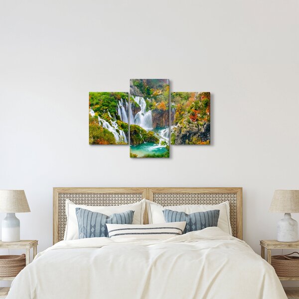 Obraz - Národný park Plitvické jazerá (90x60 cm)