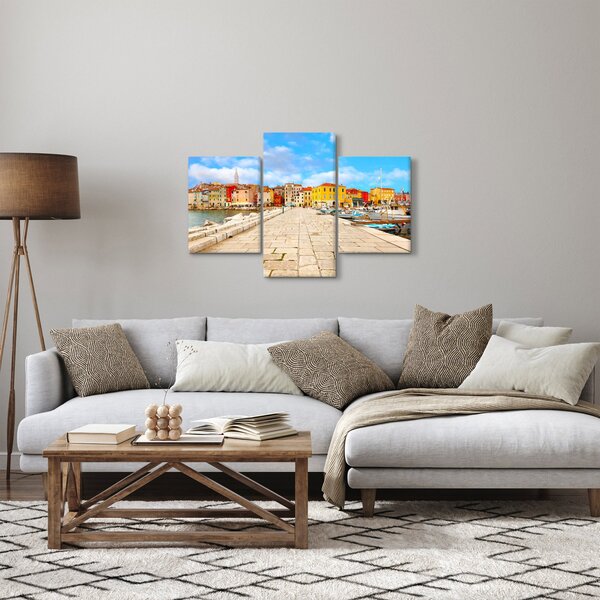 Obraz - Staré istrijské mesto v Poreči, Chorvátsko (90x60 cm)