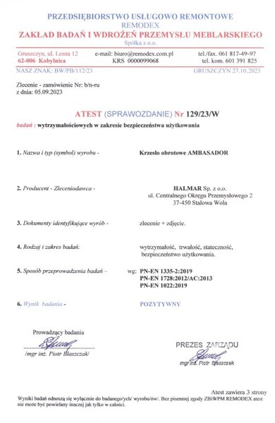 Halmar Kancelárska stolička AMBASADOR sivá/čierna