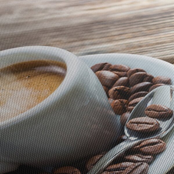 Obraz - Espresso (s hodinami) (90x30 cm)