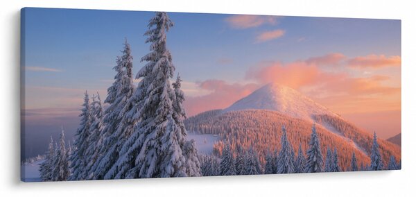 Obraz - Zimná krajina (120x50 cm)