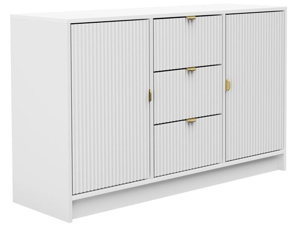 Mirjan24 Komoda Razimo 2D3SZ, Farby: Biely velvet 5903211293979