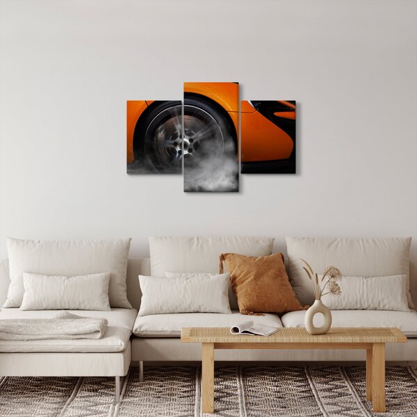 Obraz - Oranžový športiak (90x60 cm)